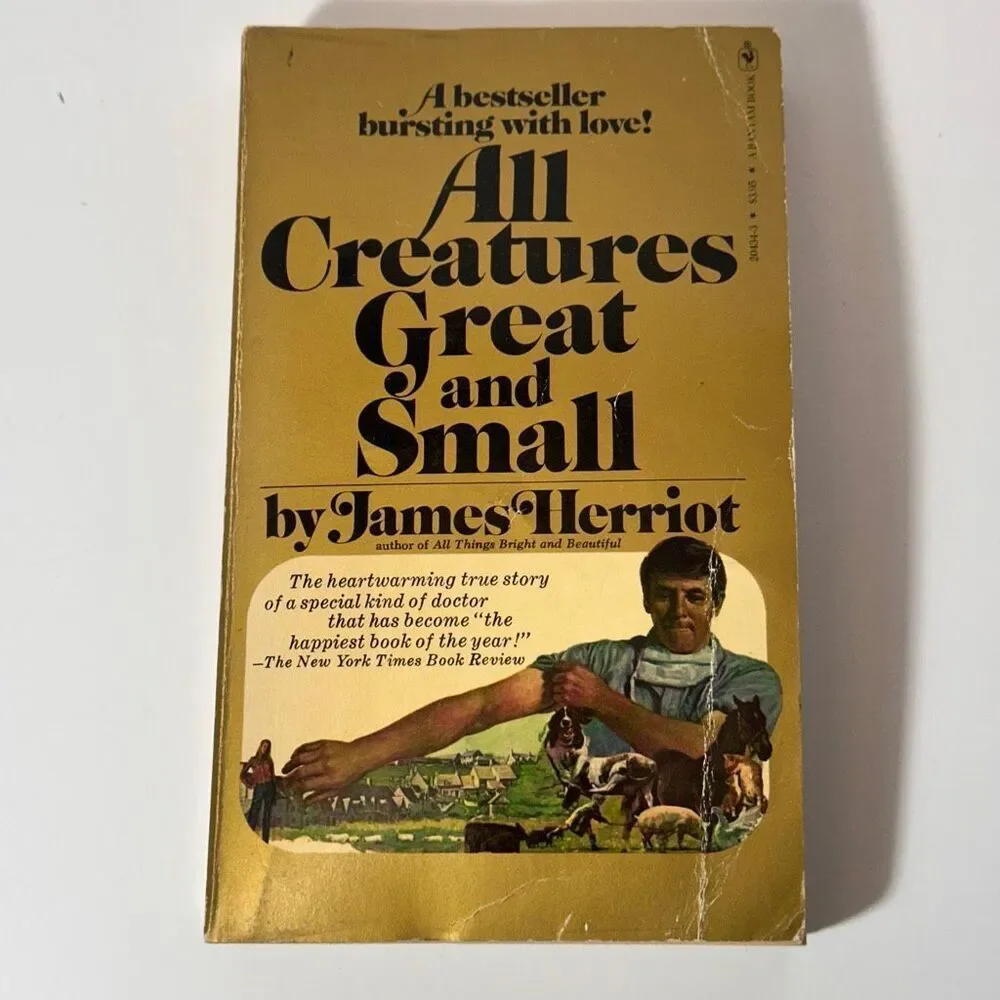 Vintage All Four Lovable Bestsellers by James Herriot Collection Of Books Set